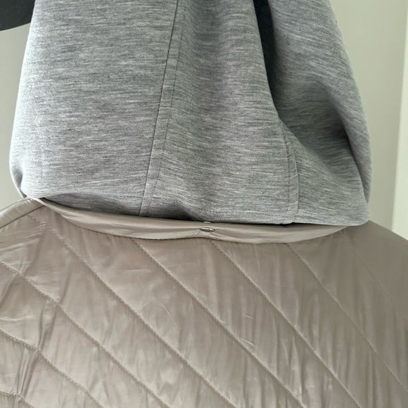 Swiss Tech Beige Quilted Jacket with detachable hoodie - Picture 13 of 13